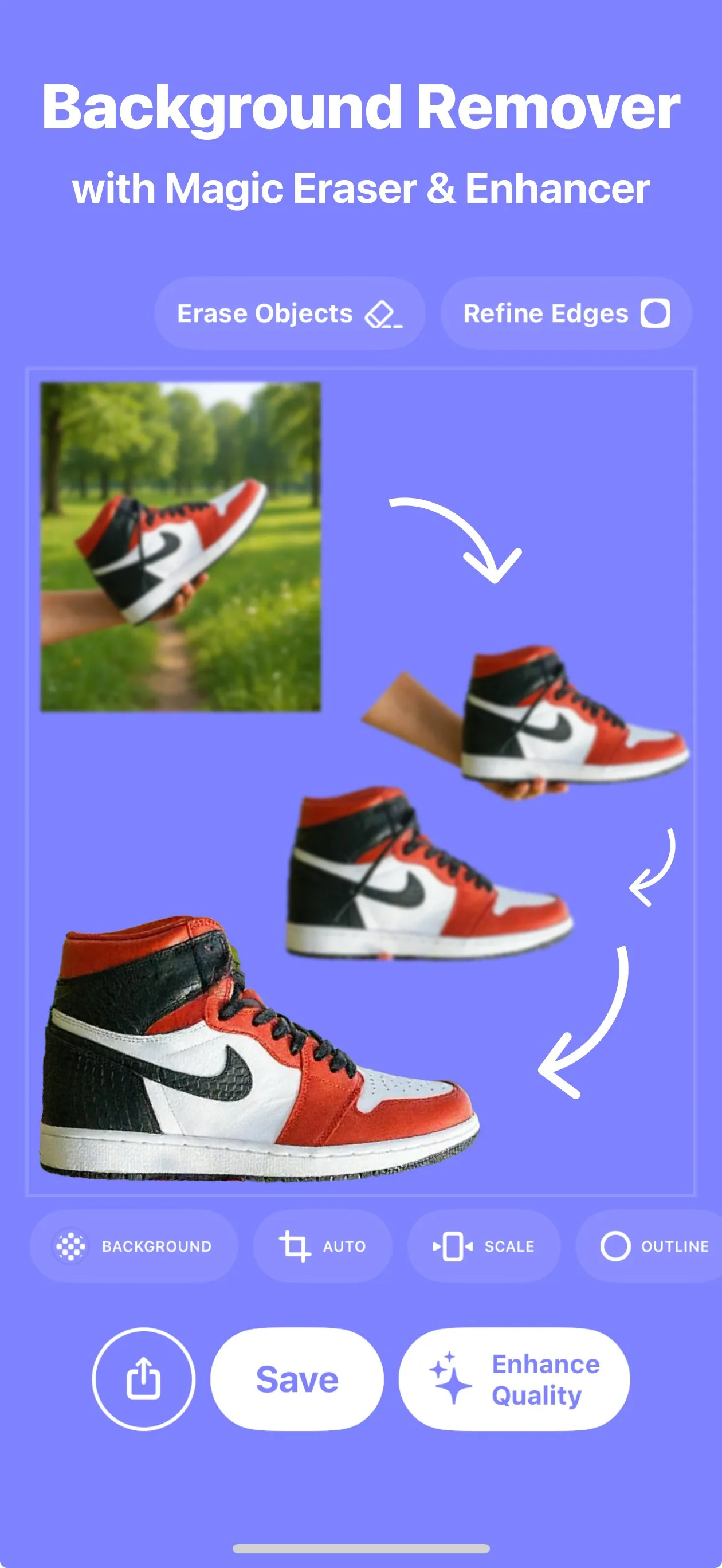 Snip on iPhone: background remover