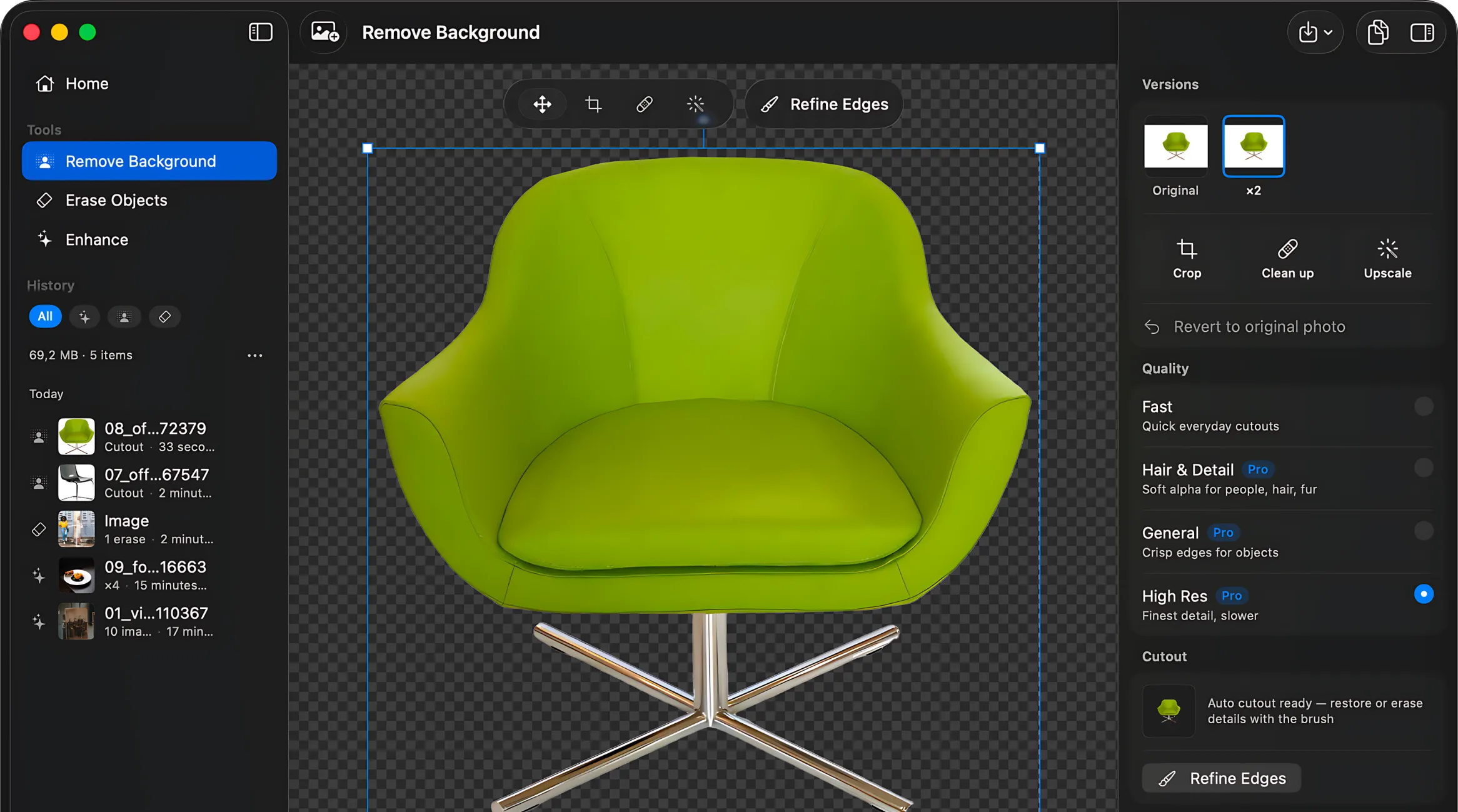 Snip for Mac: background remover